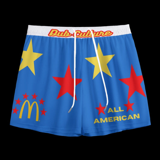 McDonalds All American Blue Mesh Shorts