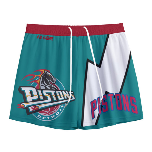 Pistons Throwback Mesh Shorts