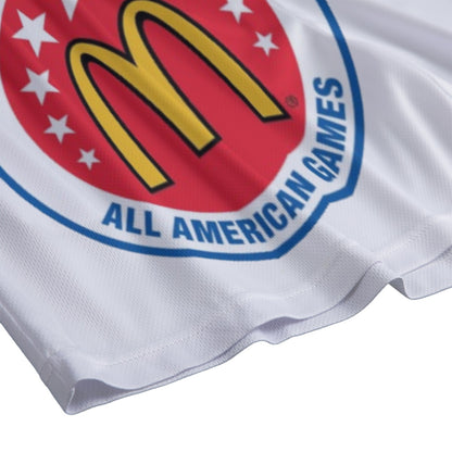 McDonalds All American White Mesh Shorts