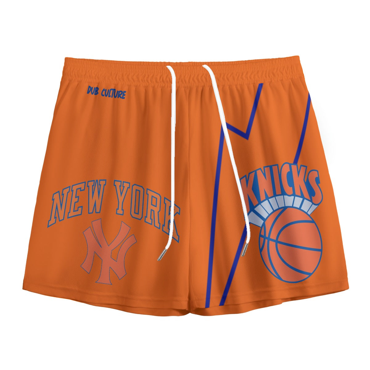 Knicks Orange Mesh Shorts