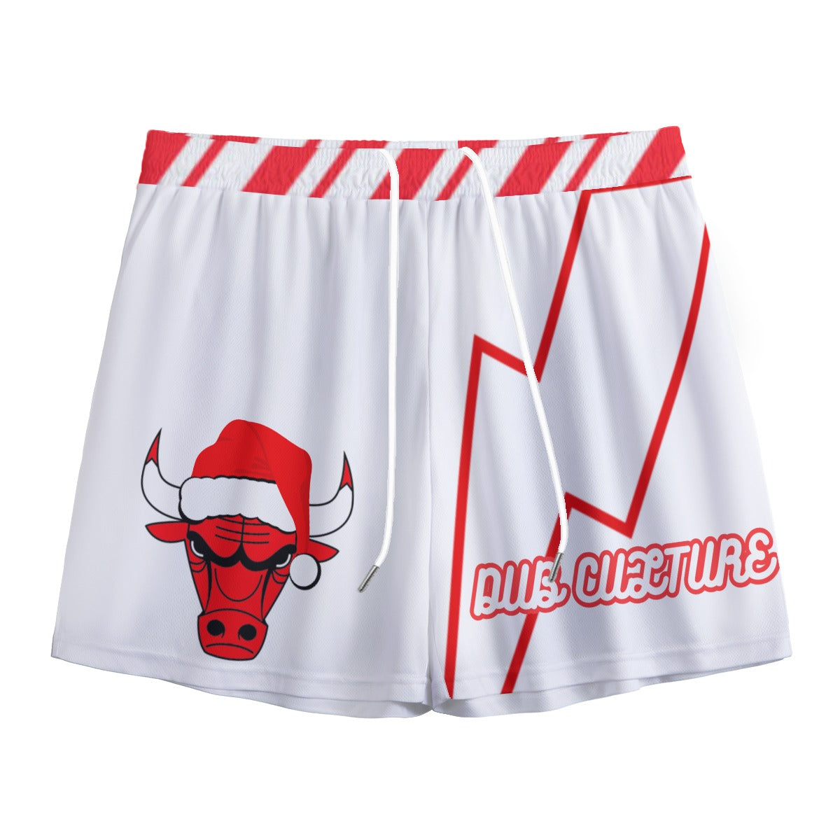 Christmas Bulls Mesh Shorts