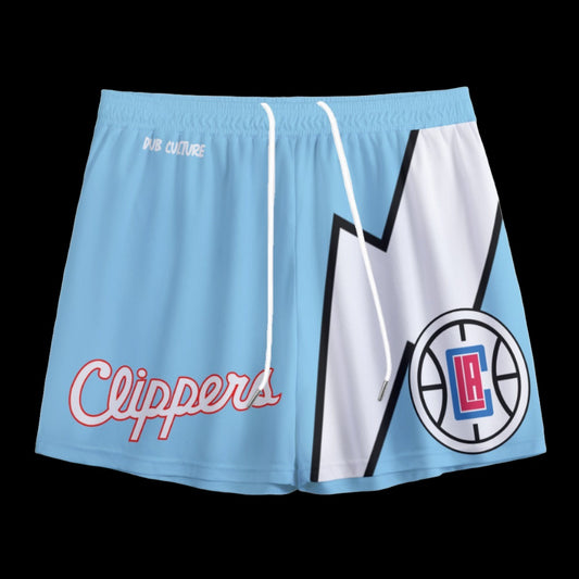 Los Angeles Clippers "Baby Blue" Mesh Shorts